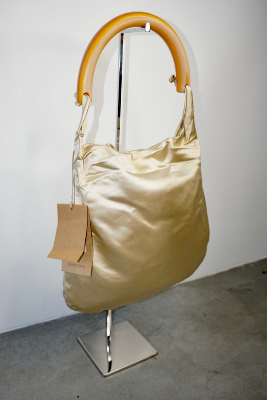 Romeo Gigli Silk Satin Shoulder Bag