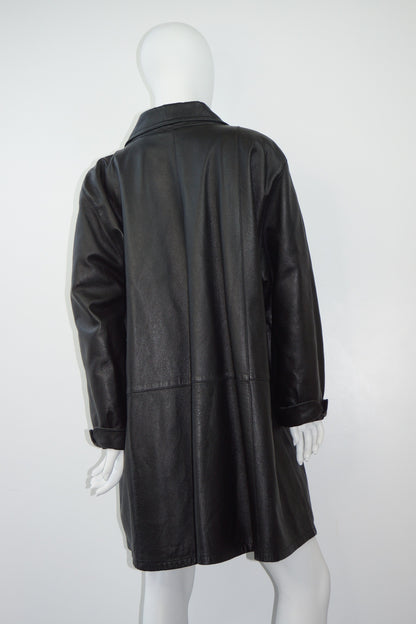Vera Pelle Italian Leather Coat