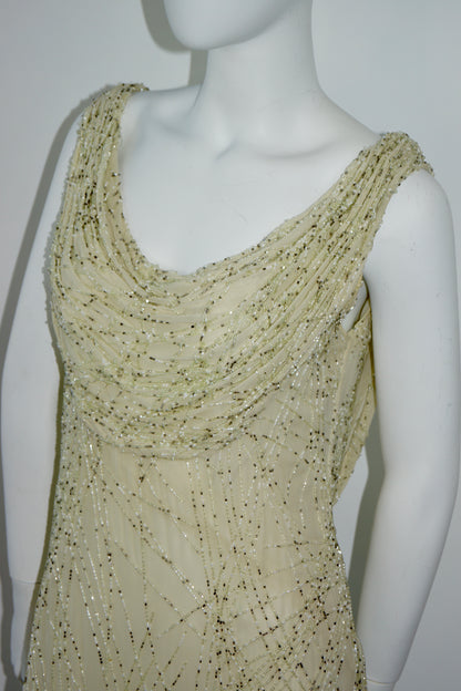 Odicini Couture Italian Beaded Dress