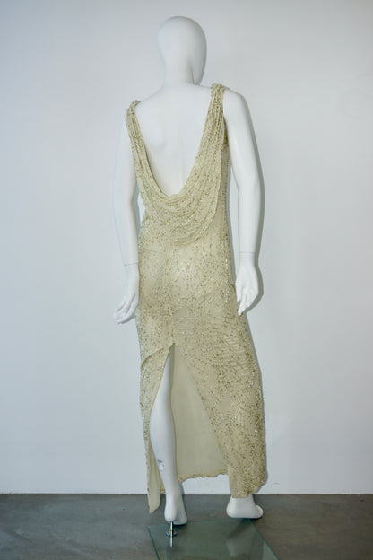 Odicini Couture Italian Beaded Dress
