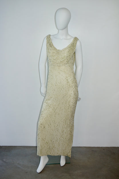 Odicini Couture Italian Beaded Dress