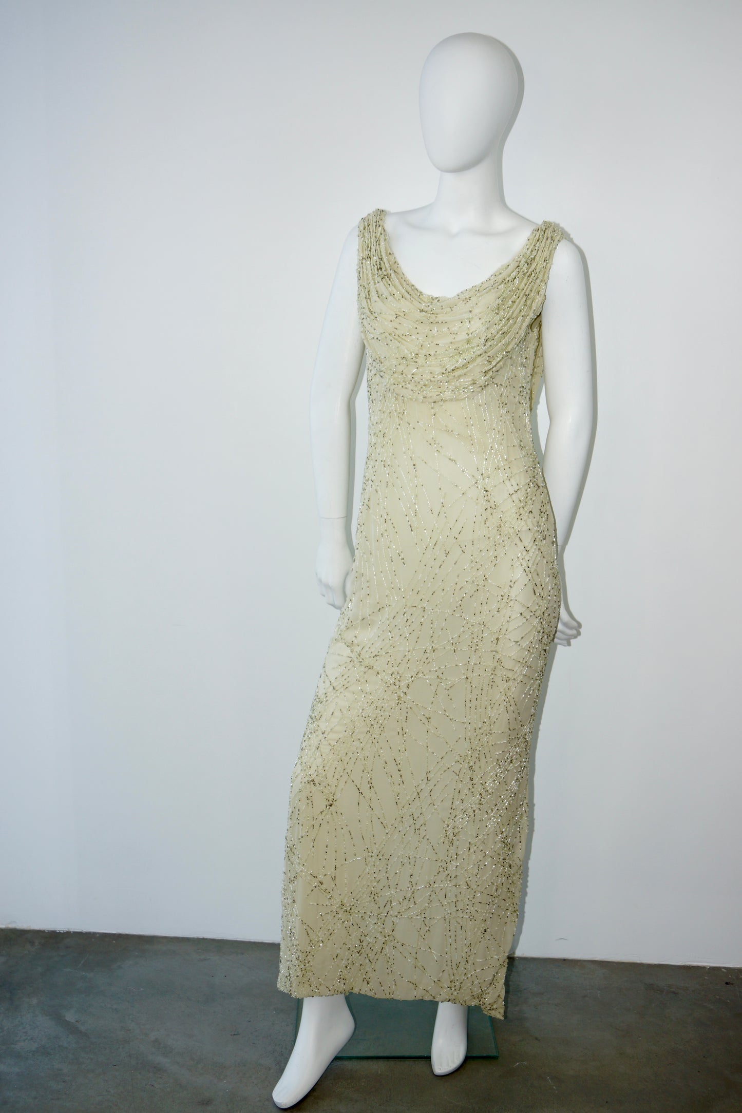 Odicini Couture Italian Beaded Dress