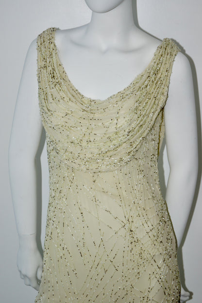 Odicini Couture Italian Beaded Dress