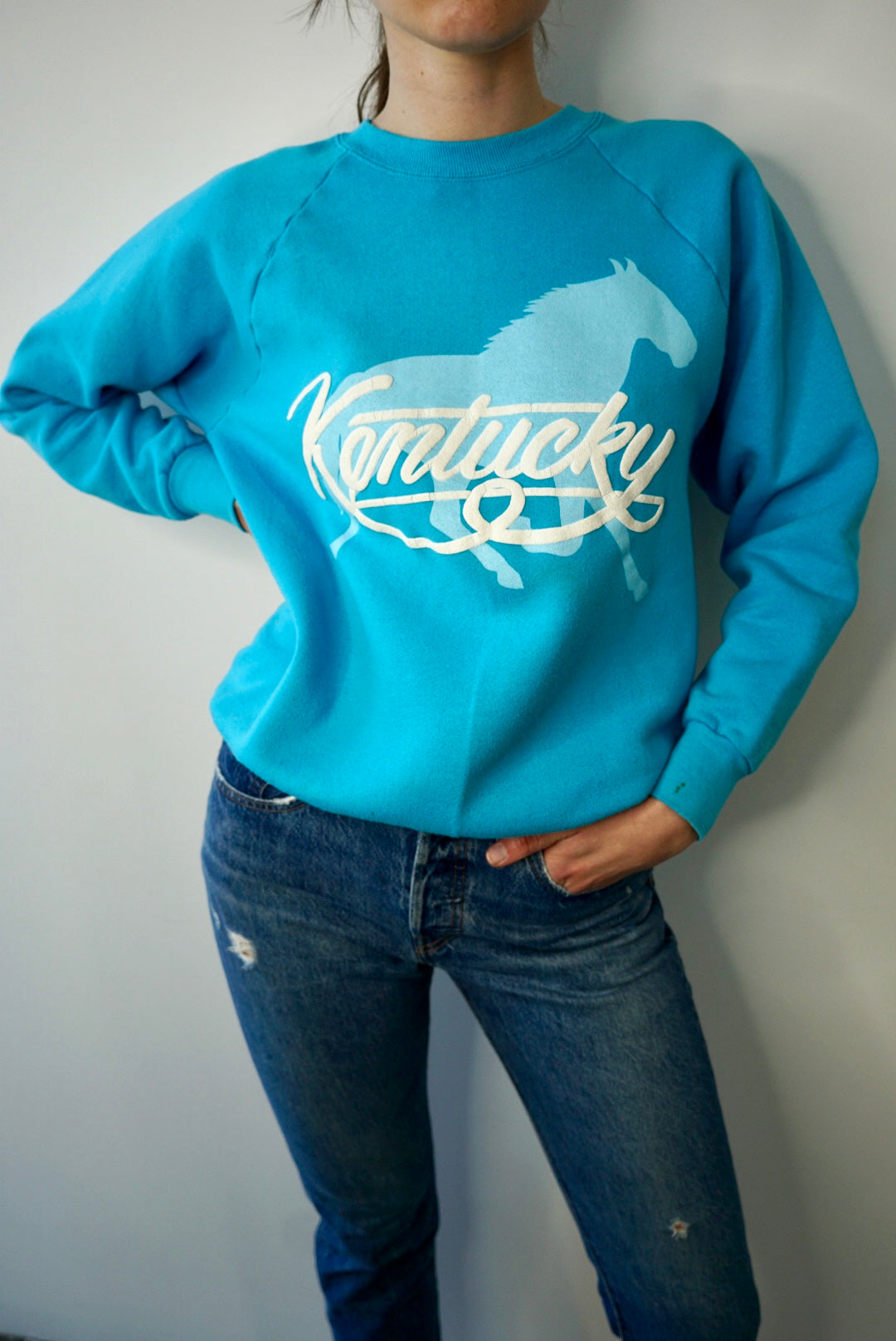 Turquoise Blue Kentucky Sweatshirt