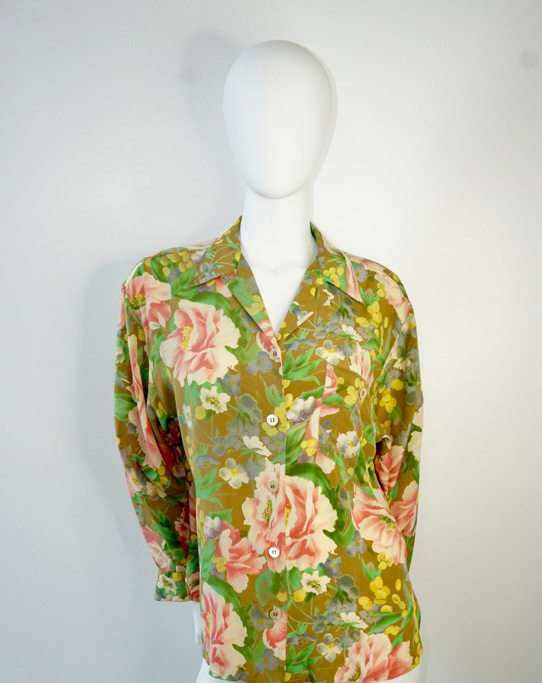 Max Mara Silk Floral Blouse