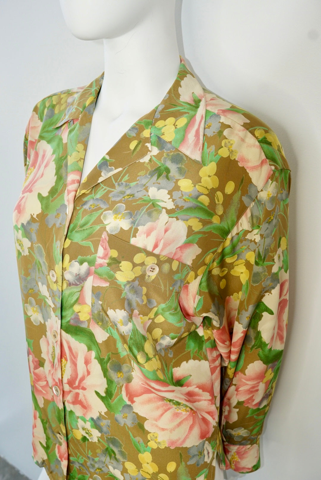 Max Mara Silk Floral Blouse