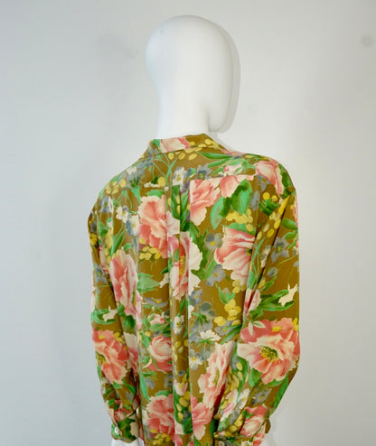 Max Mara Silk Floral Blouse