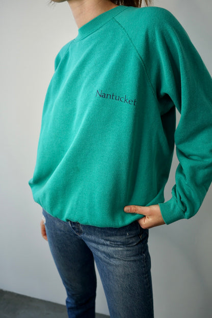 Turquoise Green Nantucket Sweatshirt