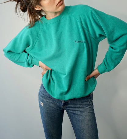 Turquoise Green Nantucket Sweatshirt