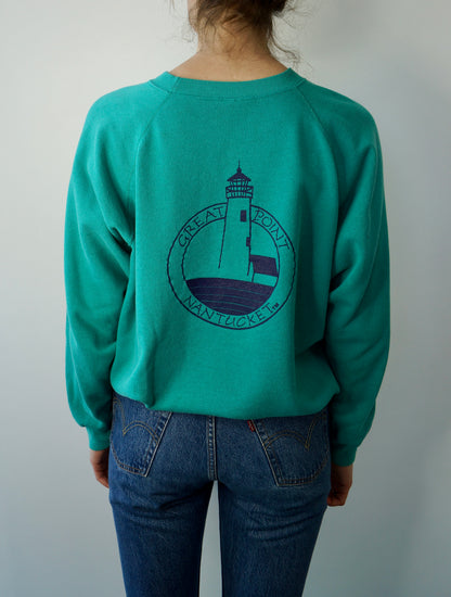 Turquoise Green Nantucket Sweatshirt