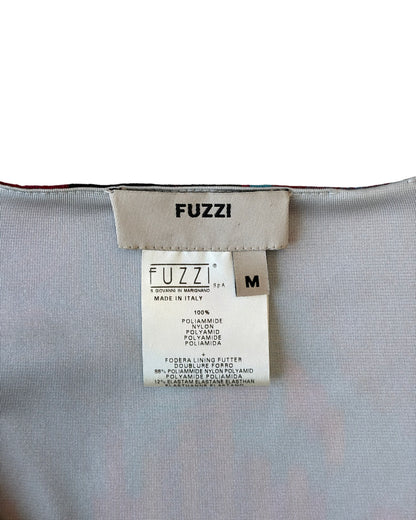 Fuzzi Printed Mesh Dress