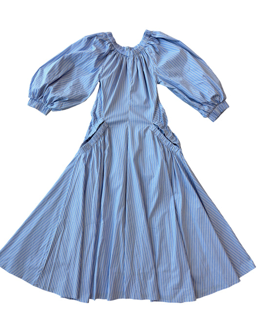 Toit Volant Striped Cotton Dress
