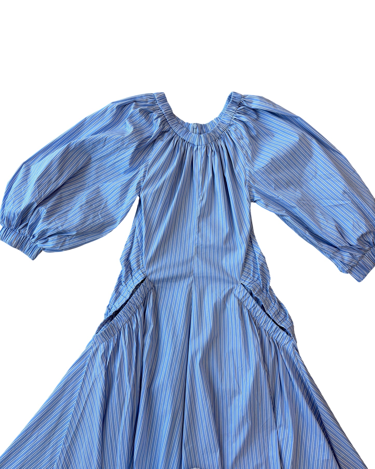 Toit Volant Striped Cotton Dress