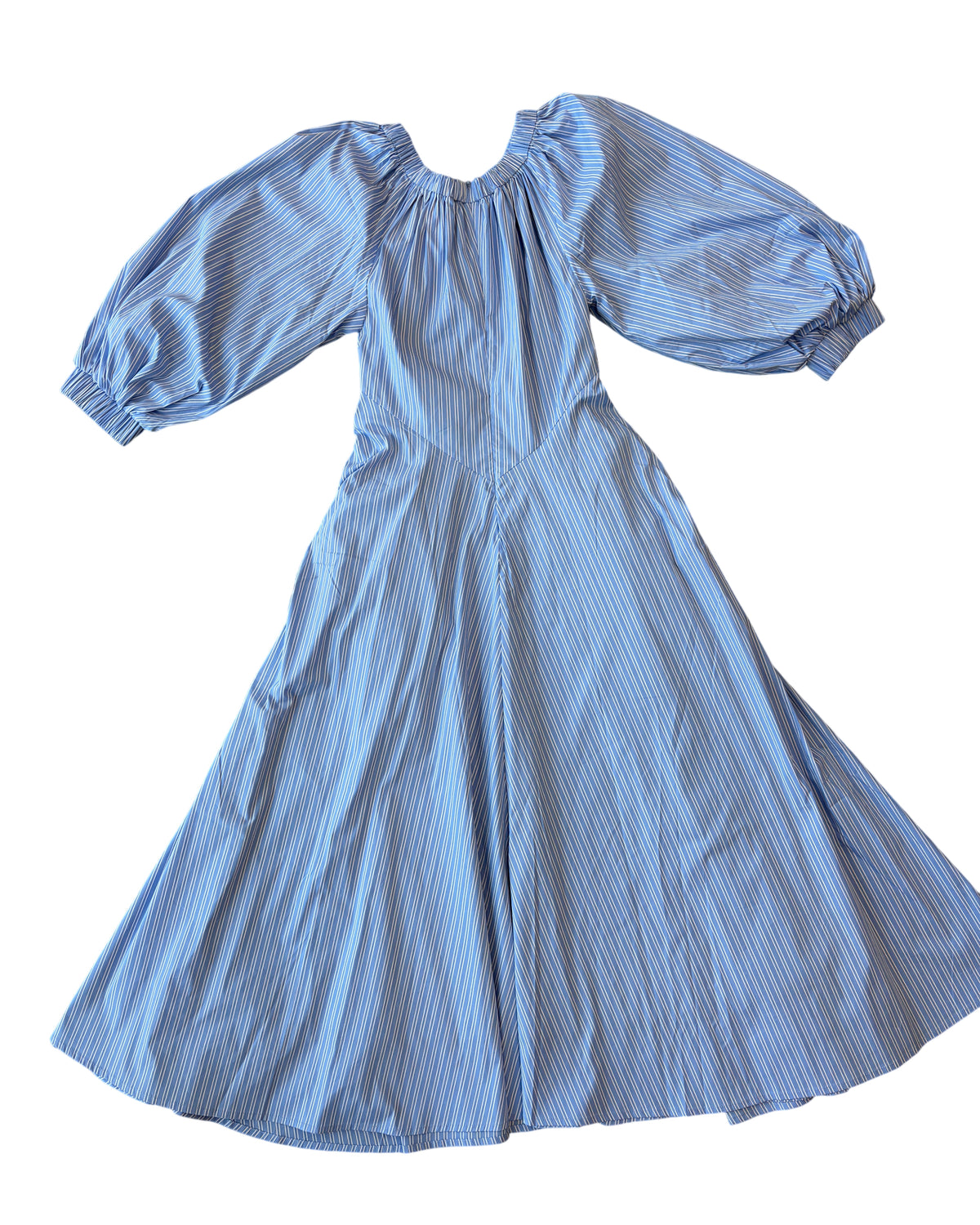 Toit Volant Striped Cotton Dress