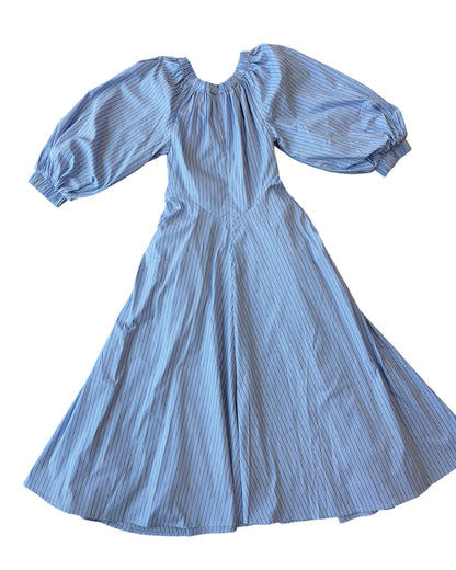 Toit Volant Striped Cotton Dress