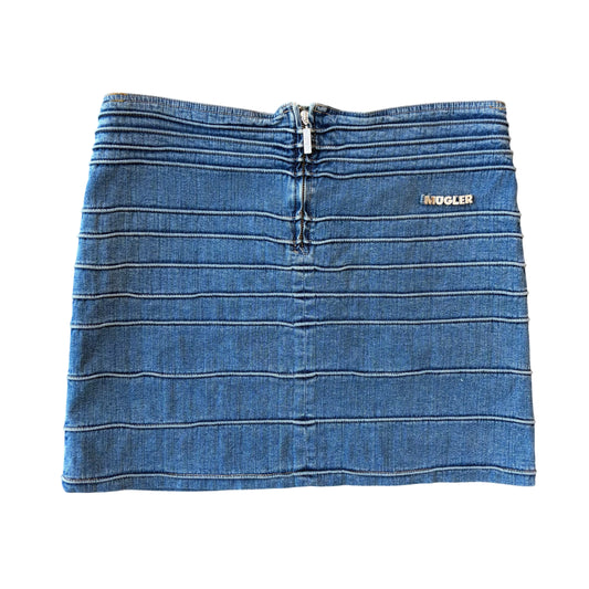 Mugler Denim Skirt