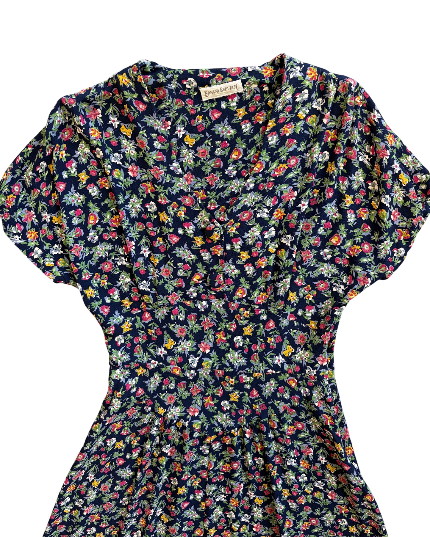 1990's Banana Republic Floral Dress
