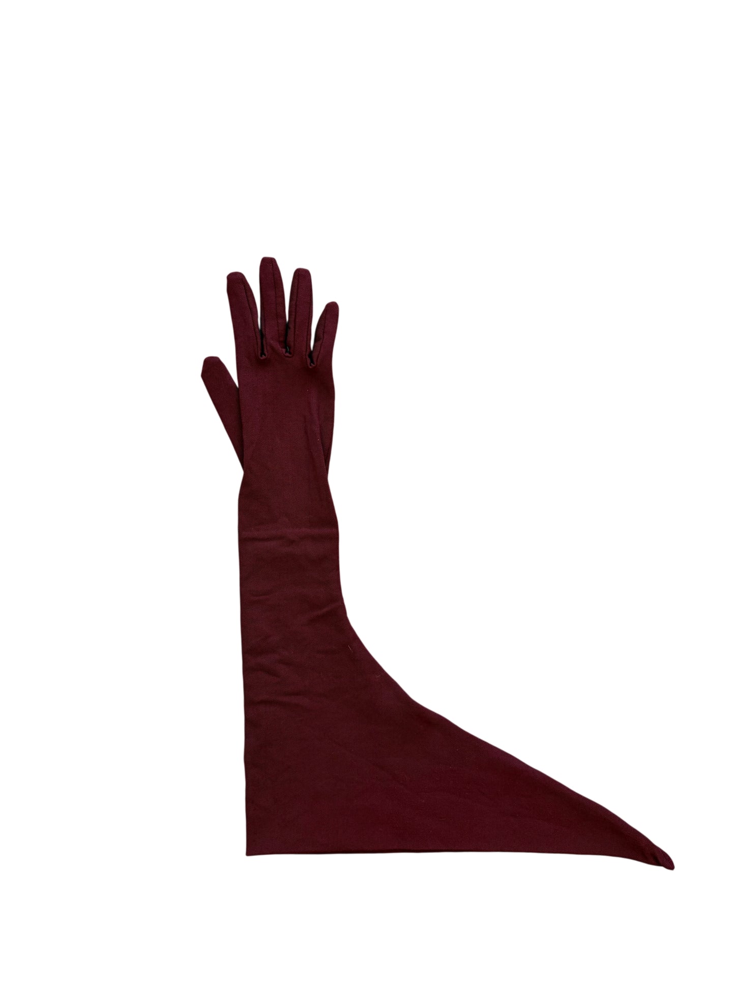 Romeo Gigli Burgundy Gloves