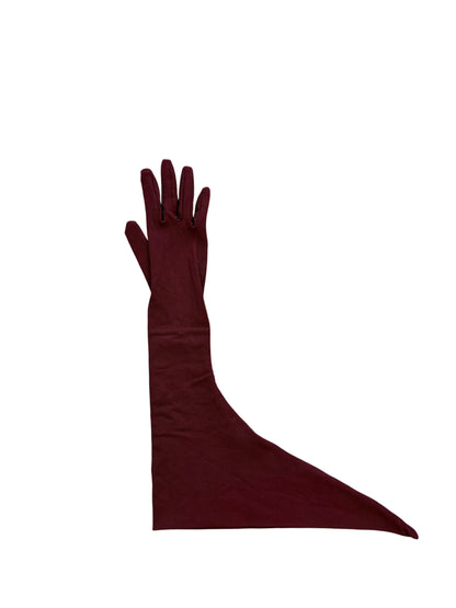 Romeo Gigli Burgundy Gloves
