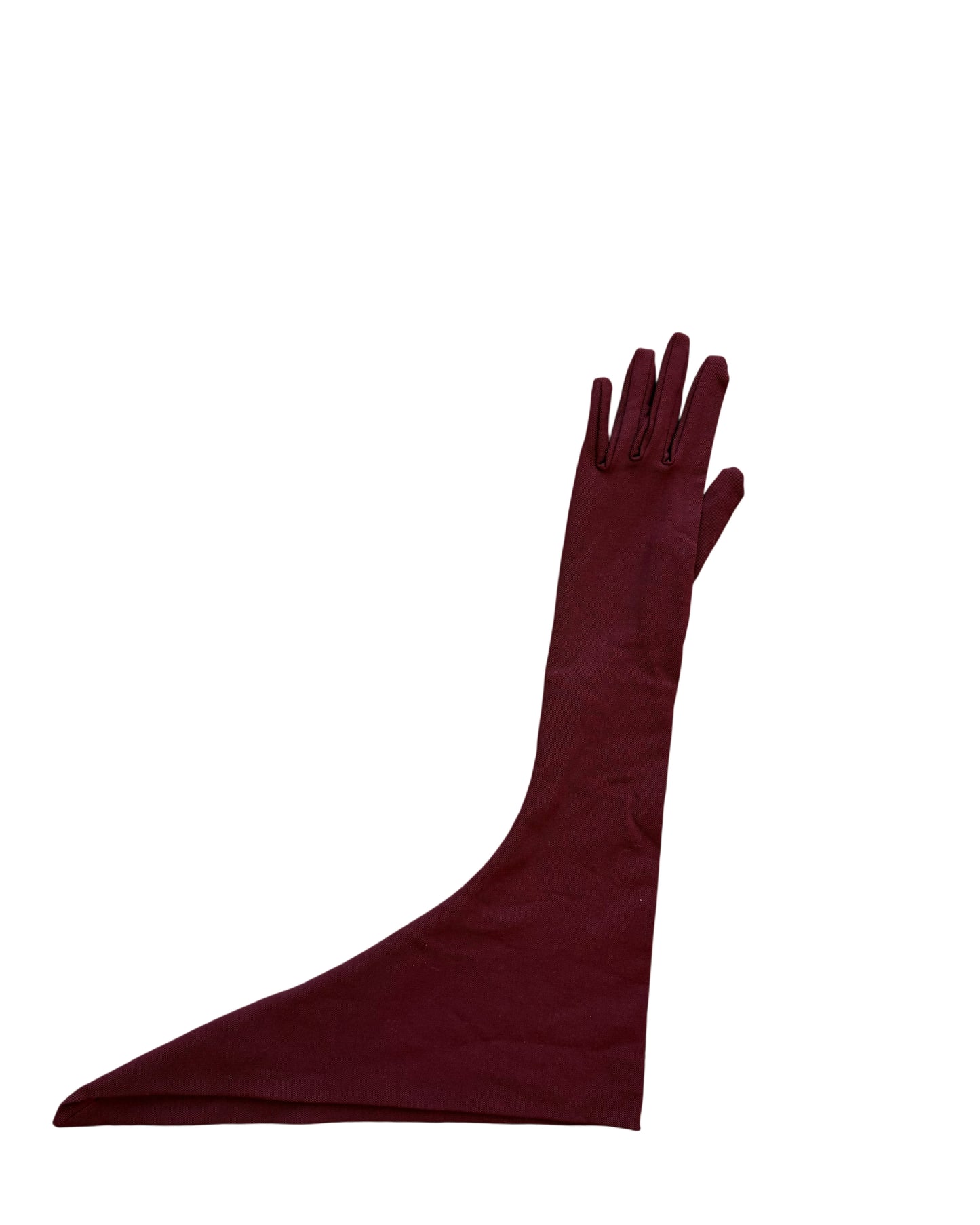 Romeo Gigli Burgundy Gloves
