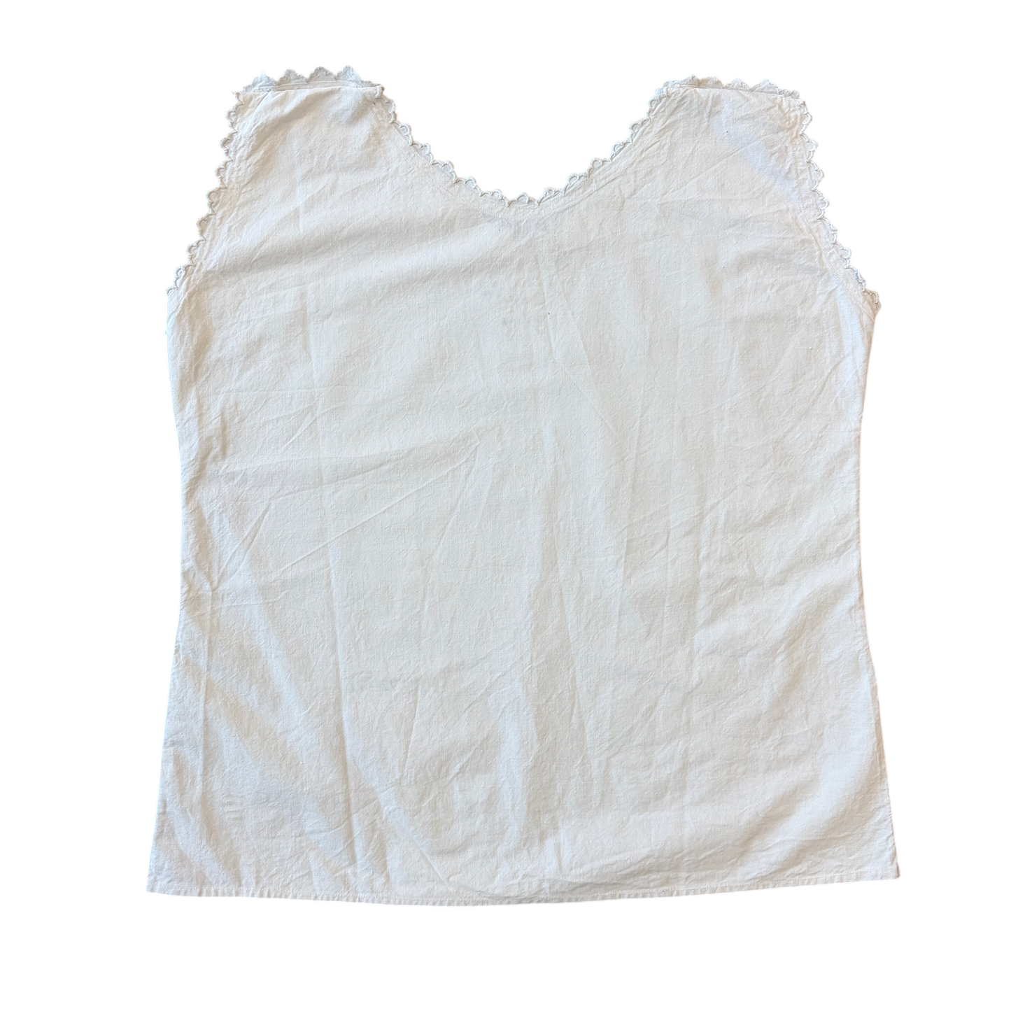 Antique Embroidered Cotton Camisole
