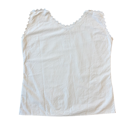 Antique Embroidered Cotton Camisole