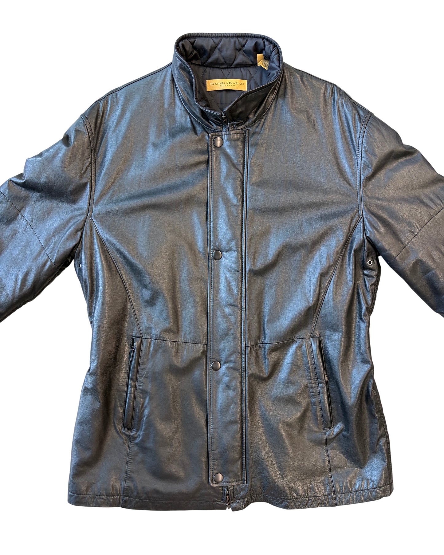1990's Donna Karen Leather Jacket