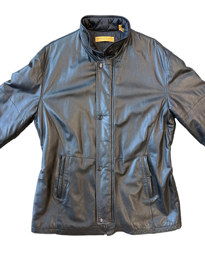 1990's Donna Karen Leather Jacket
