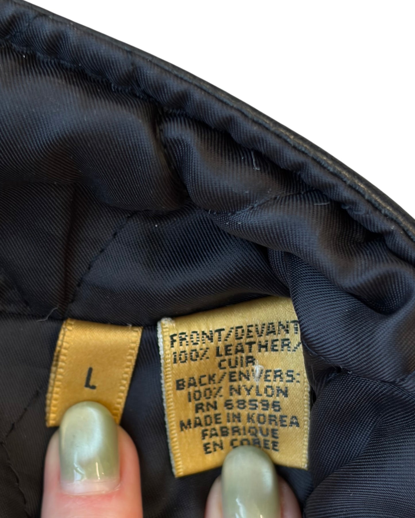 1990's Donna Karen Leather Jacket
