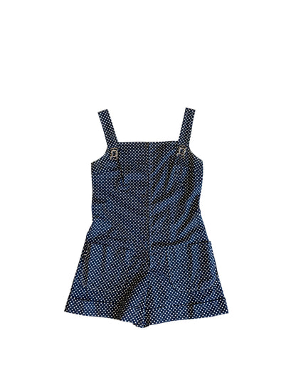 1970s Polka Dot Cotton Romper