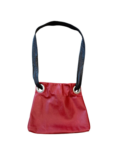 Vintage Ruth Moser Red Leather Handbag