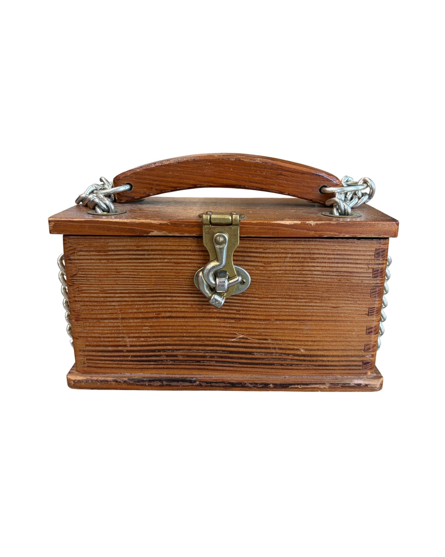 1960's Wooden Box Purse