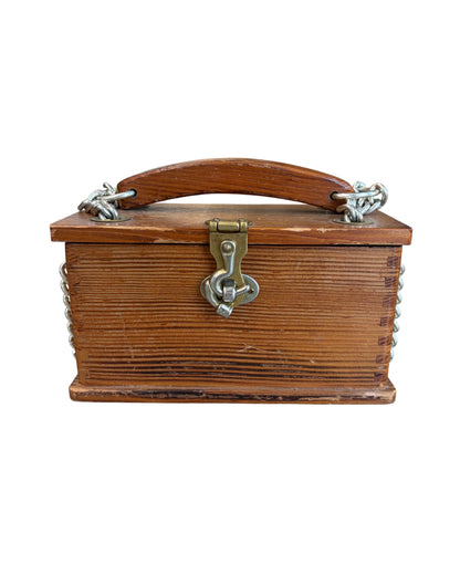 1960's Wooden Box Purse