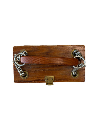 1960's Wooden Box Purse