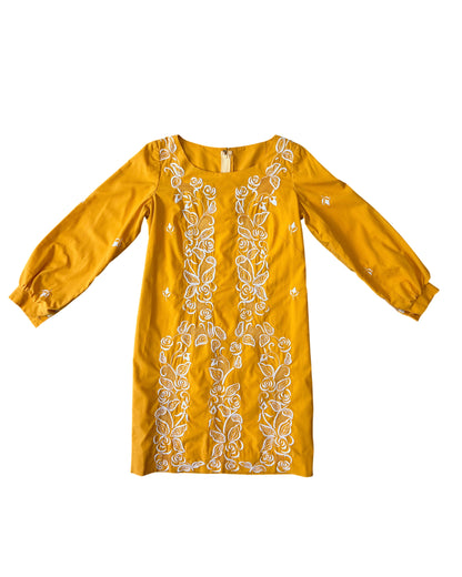 1970’s Cotton Embroidered Mini Dress