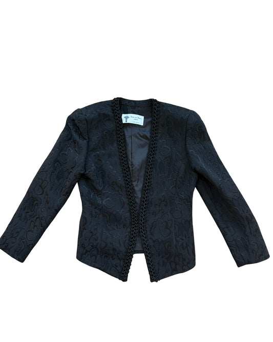 Anne de Villers Jacquard Blazer