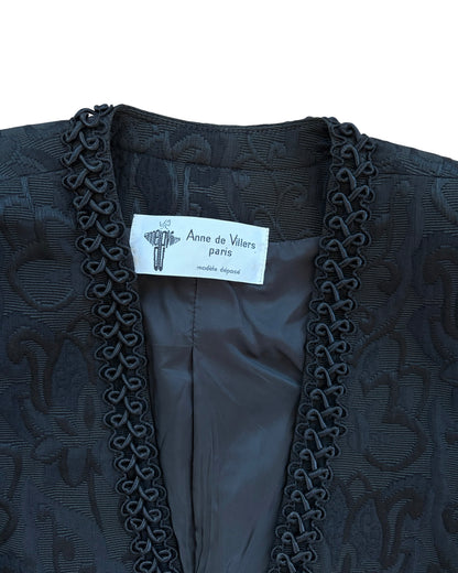 Anne de Villers Jacquard Blazer