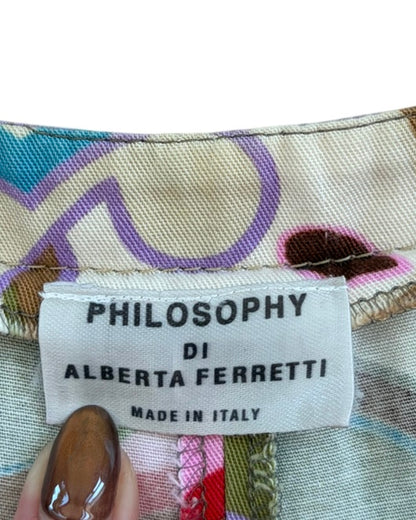 Philosophy di Alberta Ferretti Cotton Two-Piece Set