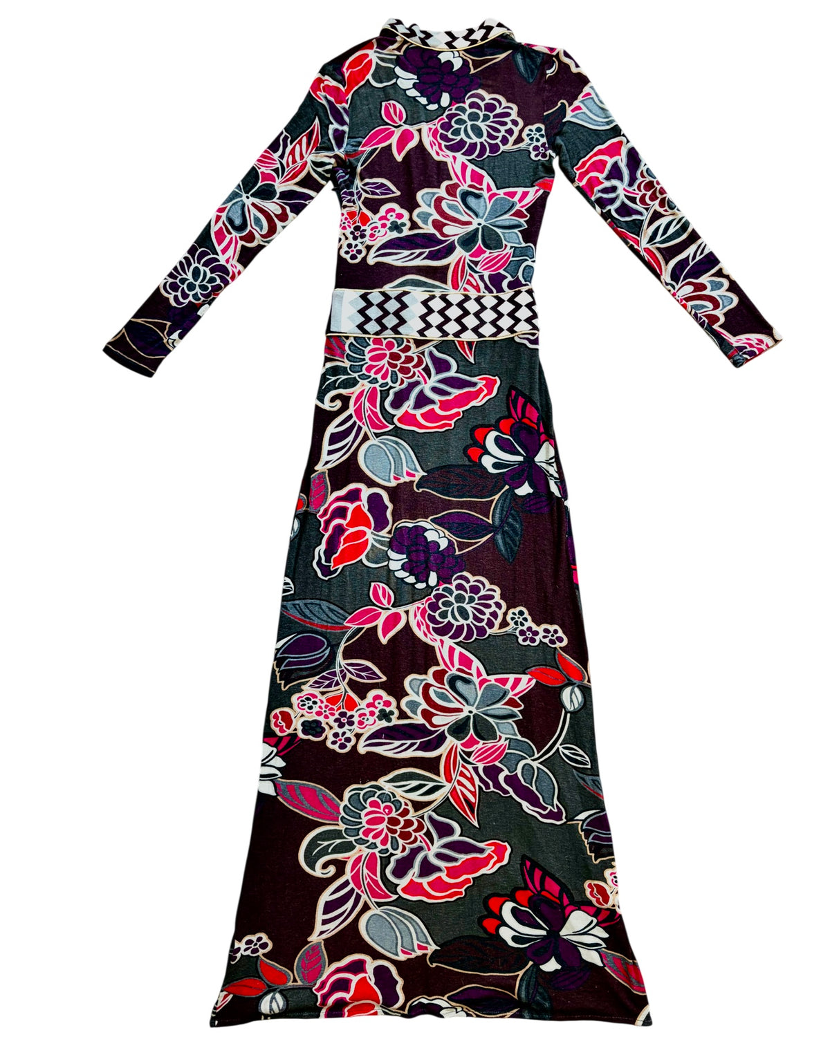 Le Piacentini Made in Italy Printed Maxi Dress