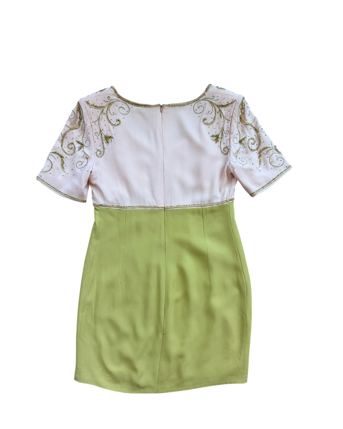 1960s Mimmina Embroidered Mod Mini Dress