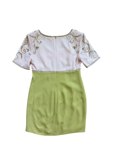 1960s Mimmina Embroidered Mod Mini Dress