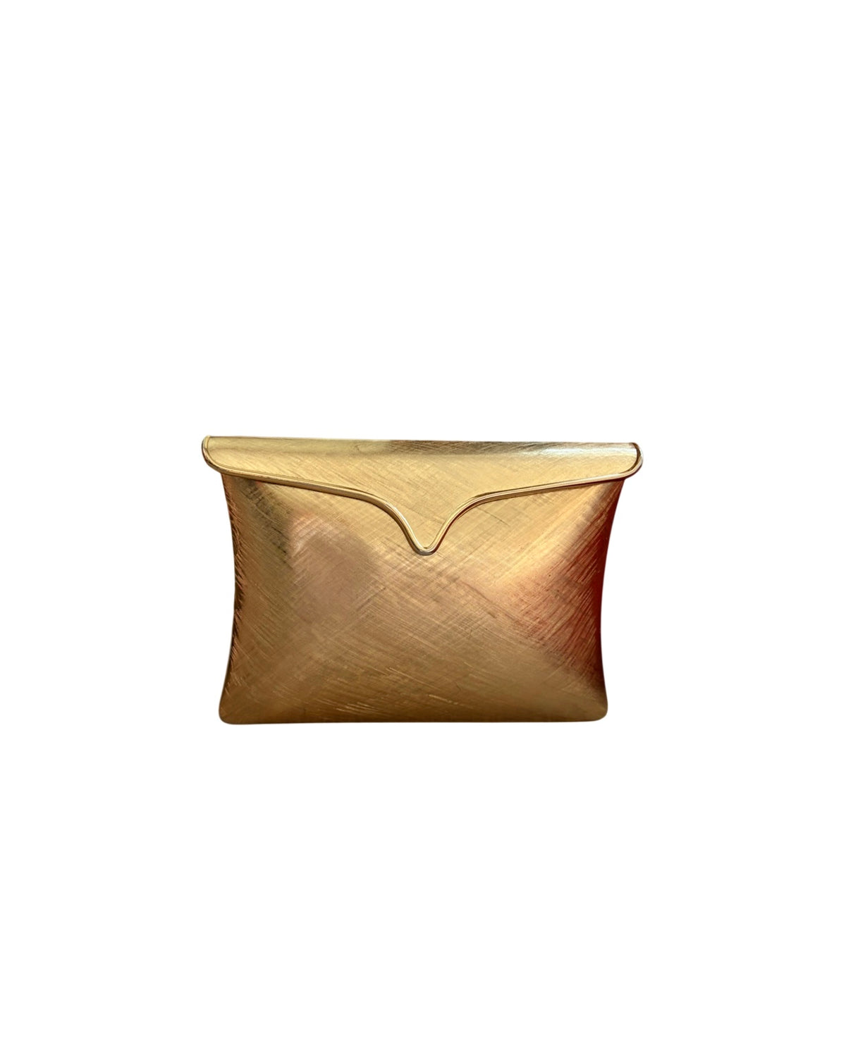 Rodo Gold Metal Clutch