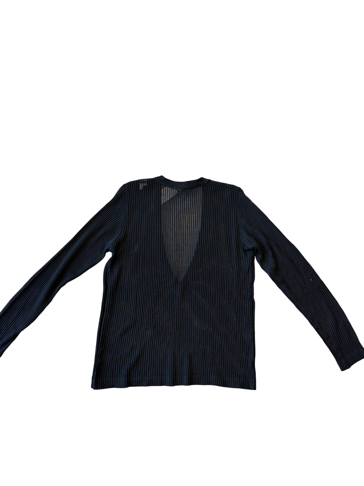 Francesca by Sottini Sheer Ribbed Knit Top