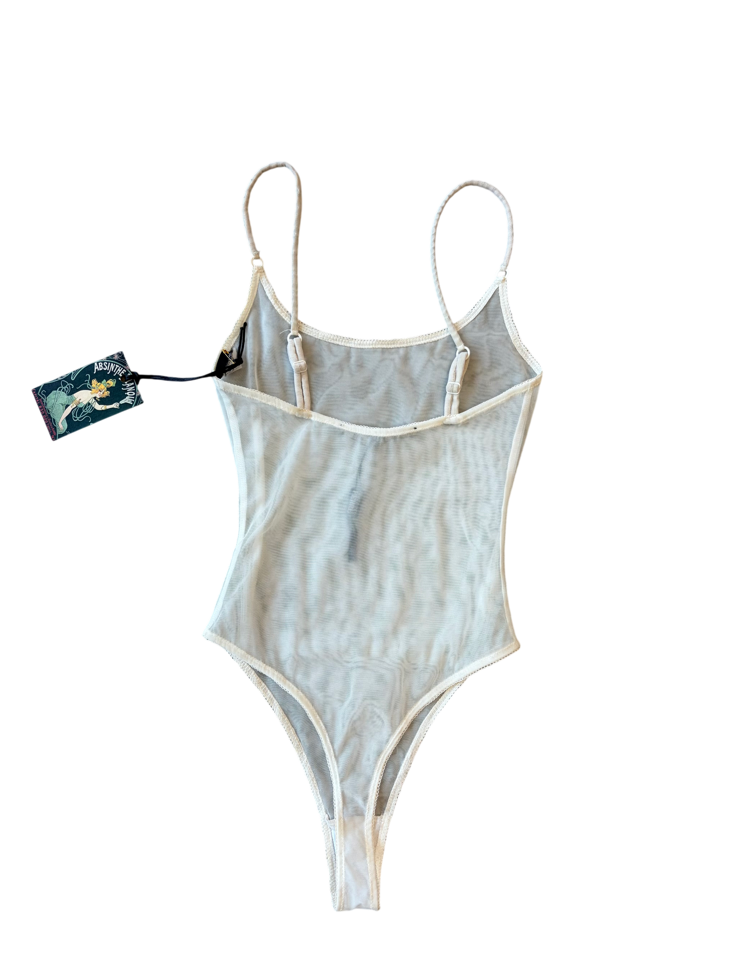 Gianfranco Ferré Ivory Sheer Bodysuit