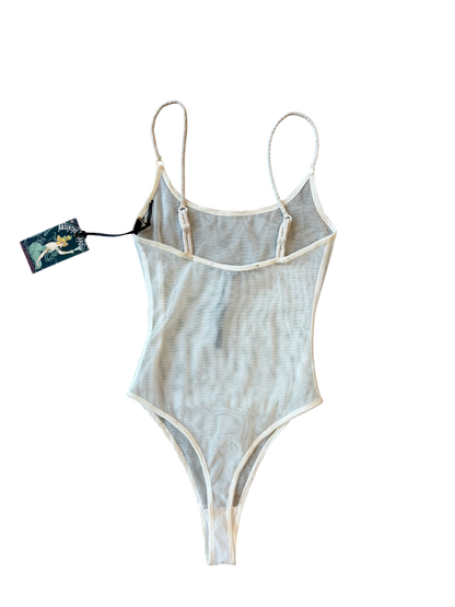 Gianfranco Ferré Ivory Sheer Bodysuit
