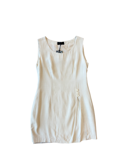 Italian 1990's Linen Blend Mini Dress