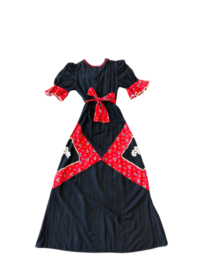 1970s Cotton Printed Dress
