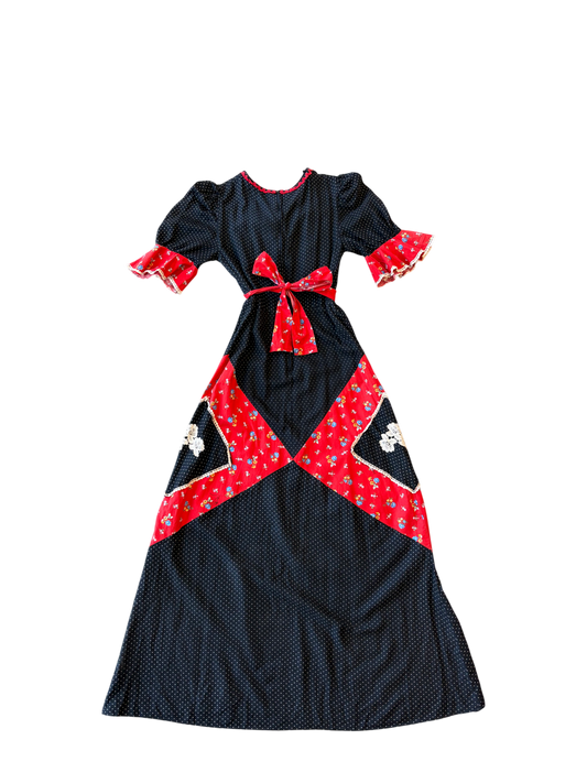 1970s Cotton Printed Dress