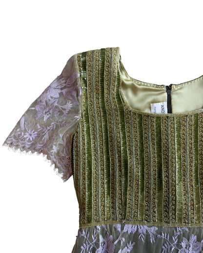 Andre Van Klee Couture Beaded Dress