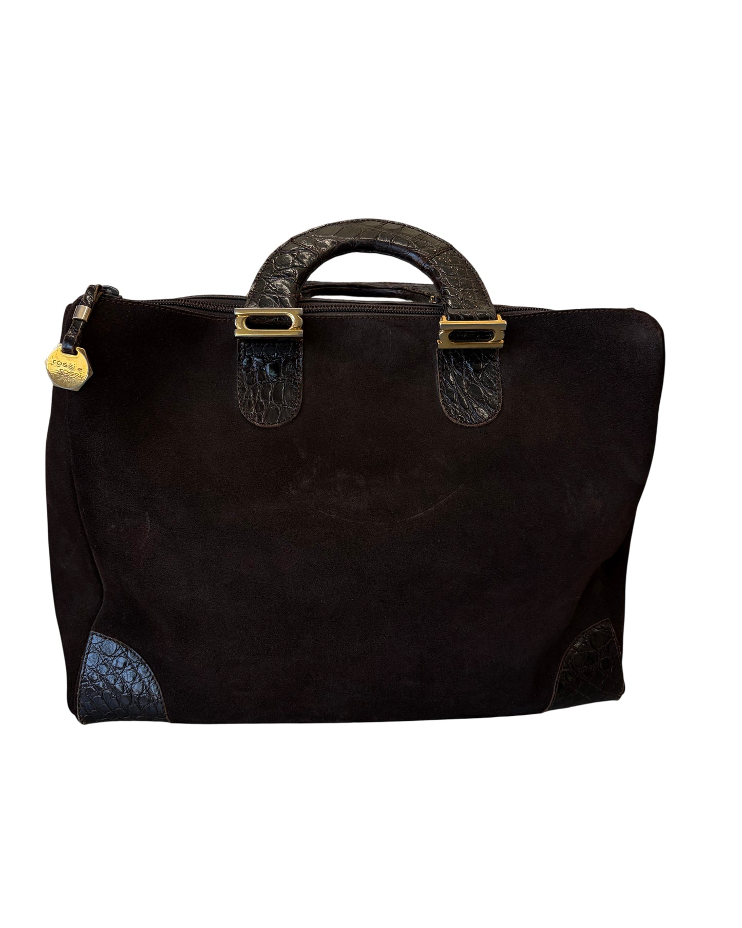 1970's Rossi e Rossi Suede Doctor’s Bag